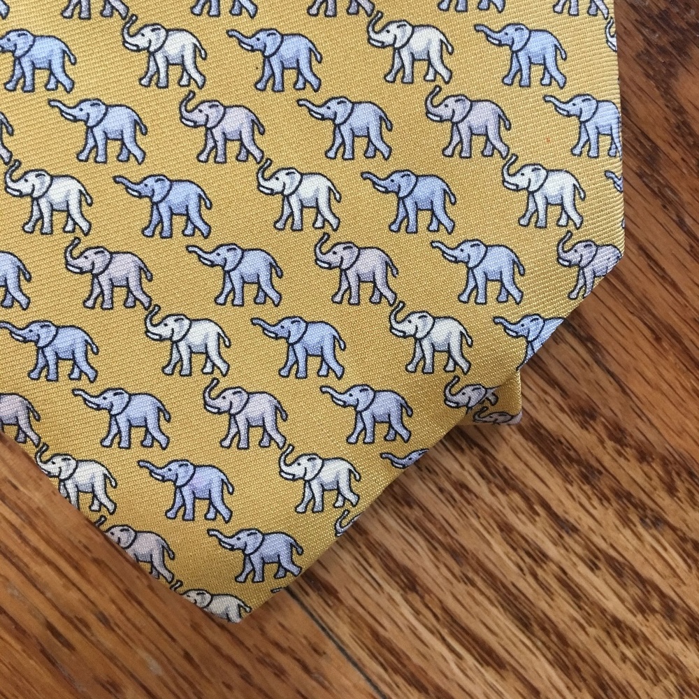 Vintage G.J. Cahn Elephant Tie